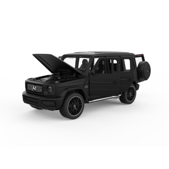 Mercedes-AMG G 63 czarny RASTAR model 1:32 Metalowa karoseria + Ręcznie otwierane elementy